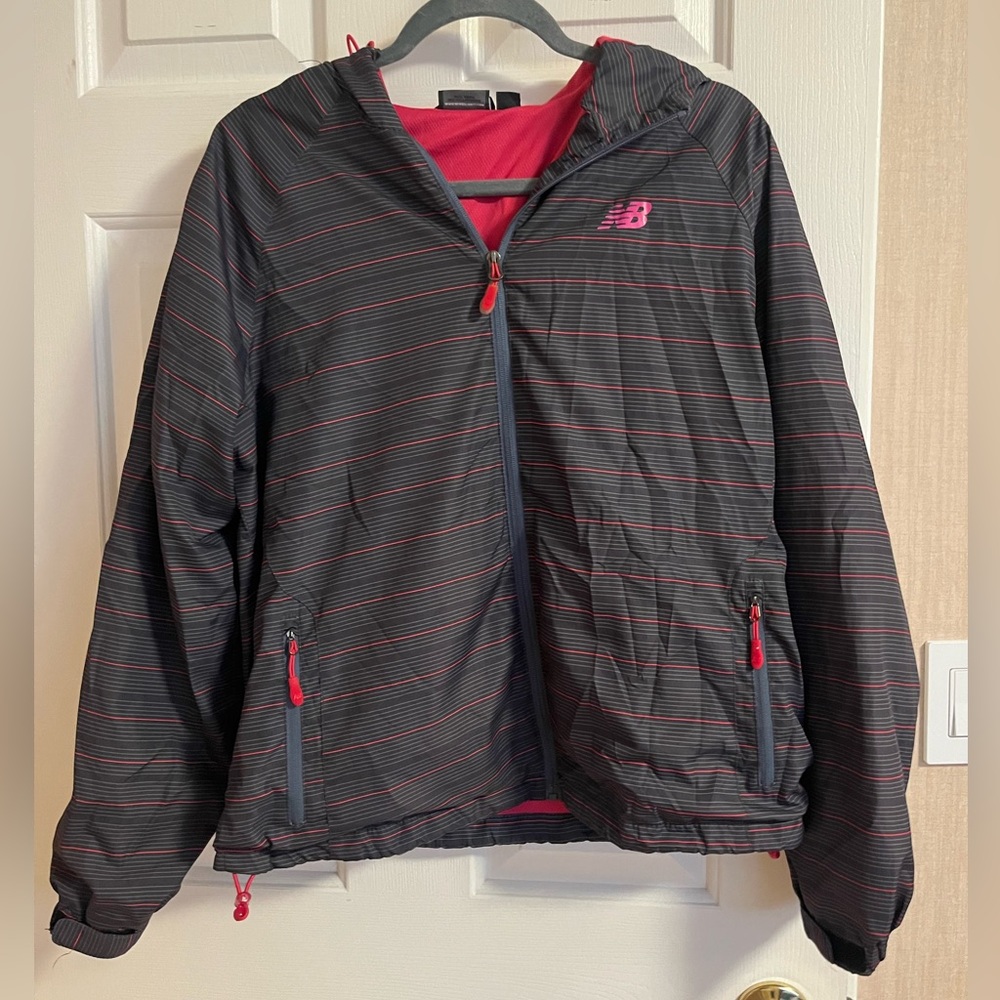 New Balance Gray and Pink Women's Jacket